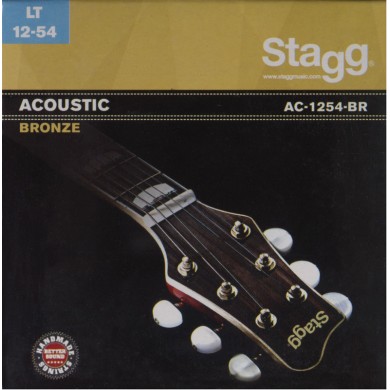 Akustiskās ģitāras stīgas Stagg AC-1254-BR