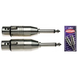 Pārveidotājs (2gb) Stagg AC-XFPMH f-XLR/6.3mm jack mono 