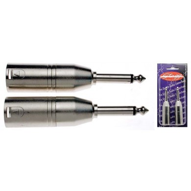 2x adaptor Stagg AC-XMPMH mono jack/XLR (2шт)