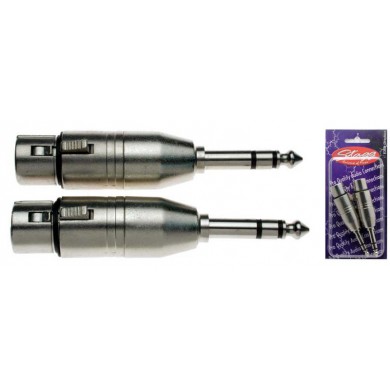 Pārveidotājs Stagg AC-XFPMSH f-XLR/6.3 mm m-jack stereo (2gb)