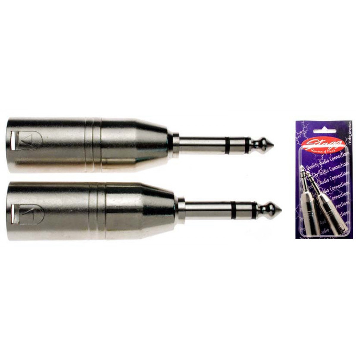 Pārveidotājs Stagg AC-XMPMSH m-XLR/6.3 mm jack stereo (2gb)