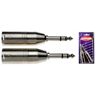 Pārveidotājs Stagg AC-XMPMSH m-XLR/6.3 mm jack stereo (2gb)