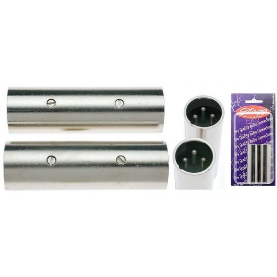 2x adaptor Stagg AC-XMXMH m-XLR/m-XLR 