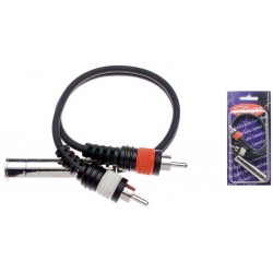 Audio vads splitter jack mono/f - 2x RCA/m YC-0,1/1PF2CH Stagg