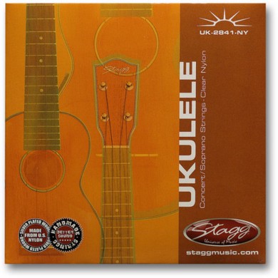 Set of clear nylon strings for ukulele Stagg UK-2841-NY