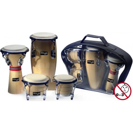 Mini Latin & African Percussion Package Stagg BCD-N-SET