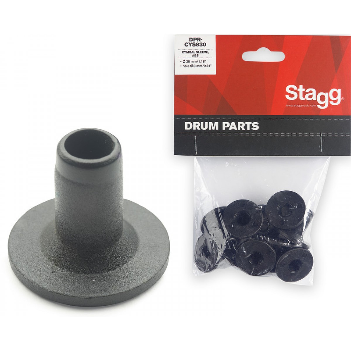 Neilona paliktņi šķīvjiem DPR-CYS830 Stagg sleeve support (1 gab)