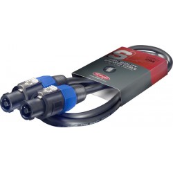 Skandu speakon vads 2m, 2x1.5mm2 SSP2SS15