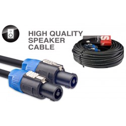 Skandu speakon vads SPK / SPK, 30m, 2x2.5mm2 Stagg SSP30SS25