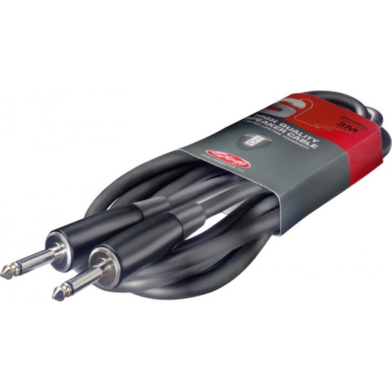 Speaker cable 10 m, jack/jack, Stagg SSP10PP15
