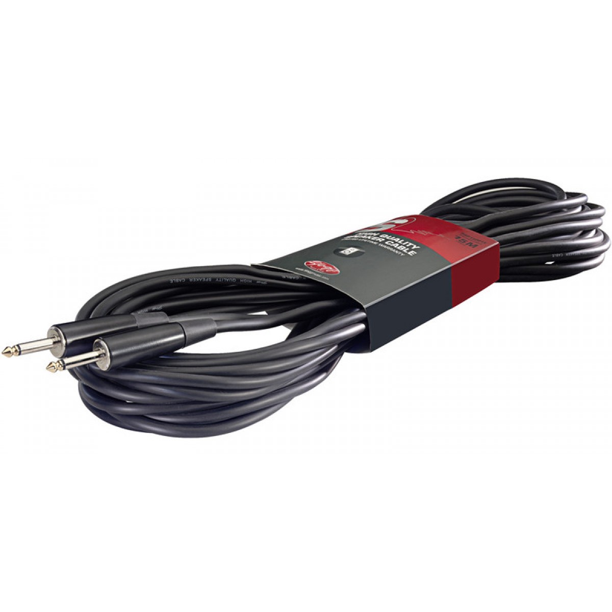 Skandu speakon vads 15 m, jack/jack, Stagg SSP15PP15