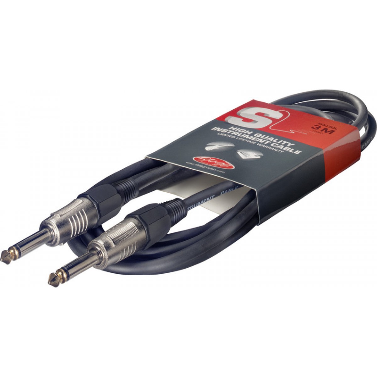 Ģitāras Instrumentu vads jack-jack 6m Stagg SGC6DL