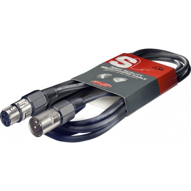 Mikrofona vads XLR / XLR, 3 m, Stagg SMC3 