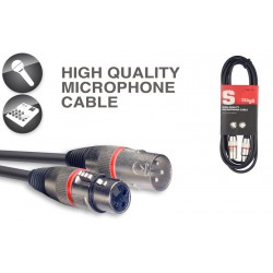 Мikrofona kabelis XLR/XLR Stagg SMC1 RD,   1 m