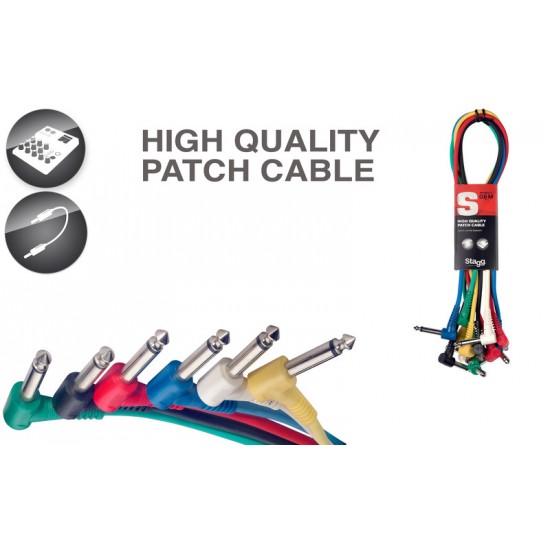 Cable jack/jack 30 cm SPC030L E Stagg (1pcs)