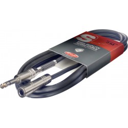 Vads stereo Stagg SAC3PSJS DL, 3m, st.jack(m) / st.jack(f)