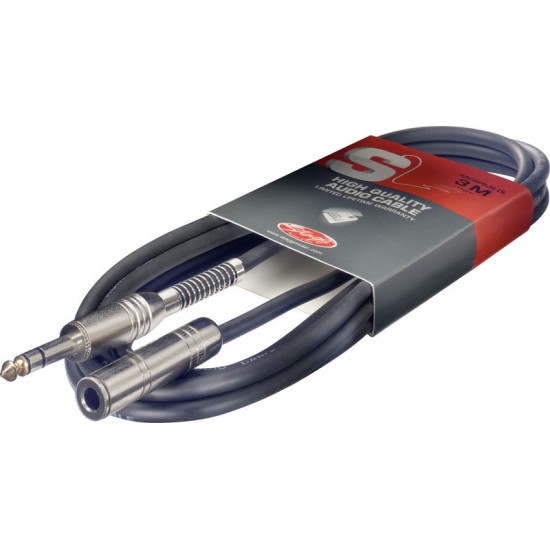 Cable Stagg SAC3PSJS DL, 3m, st.jack(m) / st.jack(f)