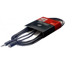 Audio vads Stagg jack 3.5mm(M) / 3.5mm (F), 3m, SAC3MPSMJS