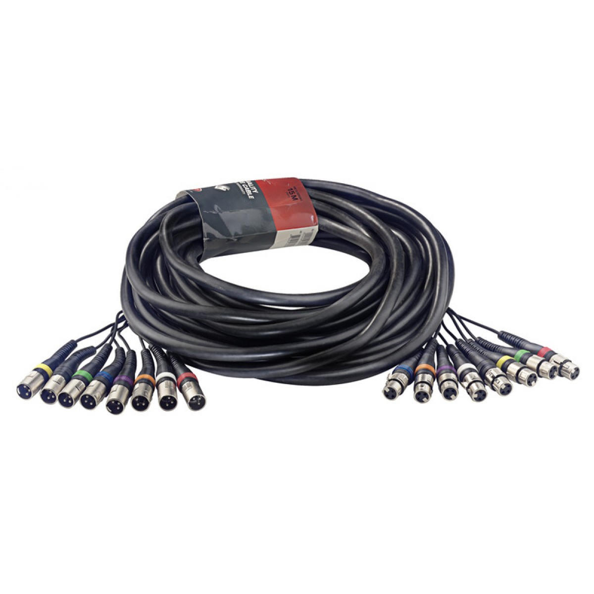 Kabelis 15m Multicore 8XLRf-8XLRm Stagg SML15/8XF8XM E