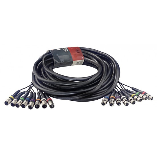 Kabelis 15m Multicore 8XLRf-8XLRm Stagg SML15/8XF8XM E