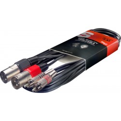 Kabelis TWIN STC3CMXM Stagg