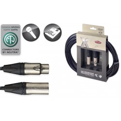Profesionālais mikrofona kabelis XLR/XLR, 10 m, Stagg XMC10XX
