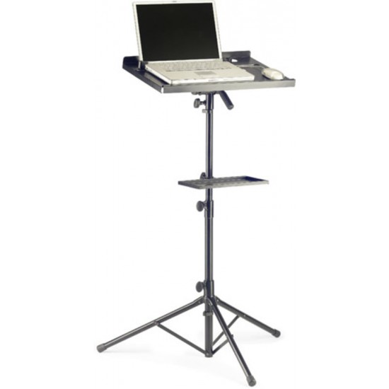 Laptop stand with extra table Stagg COS 10 BK