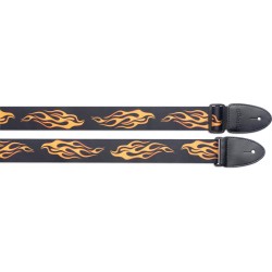 Ģitāras siksna 82-141 cm STE FLAME Stagg regulējams garumā