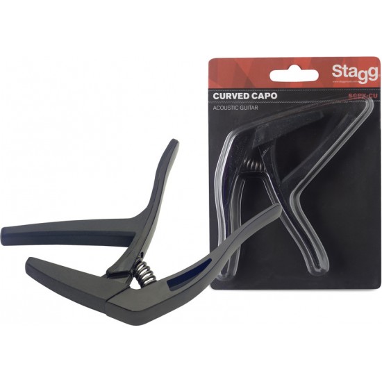 Capo for acoustic/electric guitar Stagg SCPX-CU BK