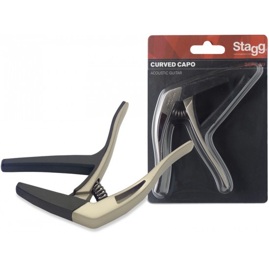 Capo for acoustic/electric guitar Stagg SCPX-CU BG