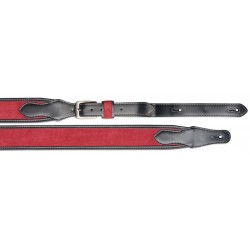 Ģitāras ādas siksna SLL 13 RED/BLK Stagg