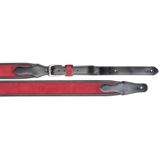 Ģitāras ādas siksna SLL 13 RED/BLK Stagg