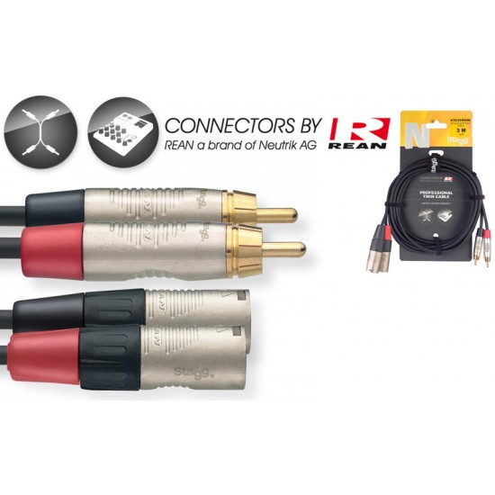 Cable Stagg NTC3CMXMR