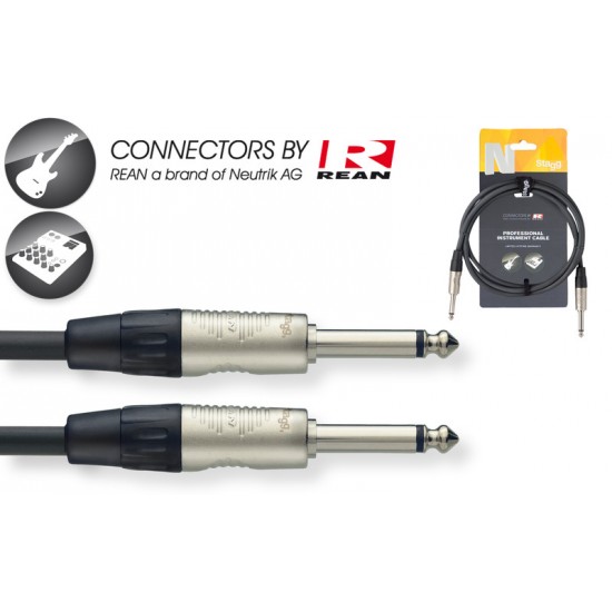 Ģitāras Instrumentu vads Stagg NGC1,5R