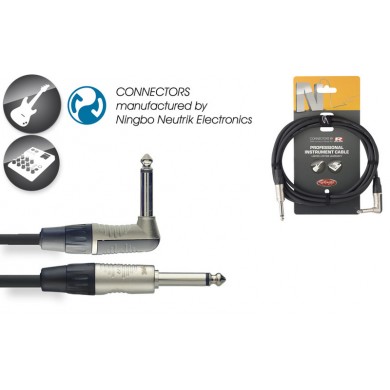 Ģitāras Instrumentu vads jack-jack90° 6m Stagg NGC6PLR