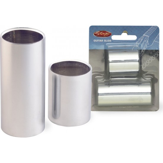 Chromed steel slide set Stagg SGS-M