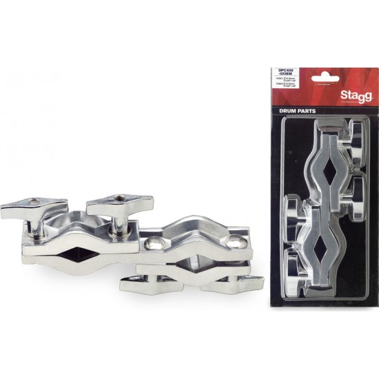 Basic extension clamp for two tubes Stagg DPC400-0XMM