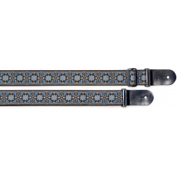 Ģitāras siksna Stagg SWO-FLO BLU