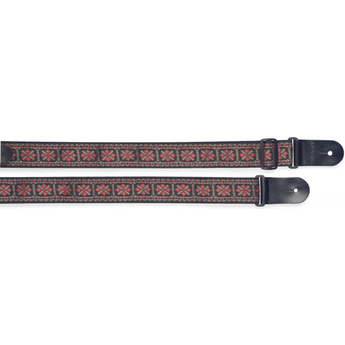 Ģitāras siksna Stagg SWO-CRO RED
