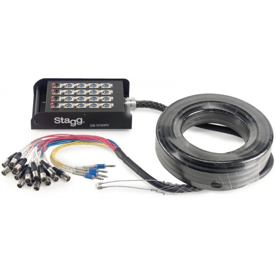 Kabelis multicore Stagg SSB-15/16X4PH
