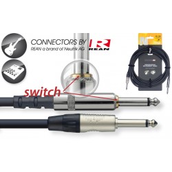 Vads jack-jack/ar slēdzi 3m NGC3SWR ģitāras Instrumentu kabelis Stagg 