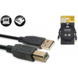 Kabelis 2.0 USB-A uz USB-B, 1.5m Stagg NCC1,5UAUB