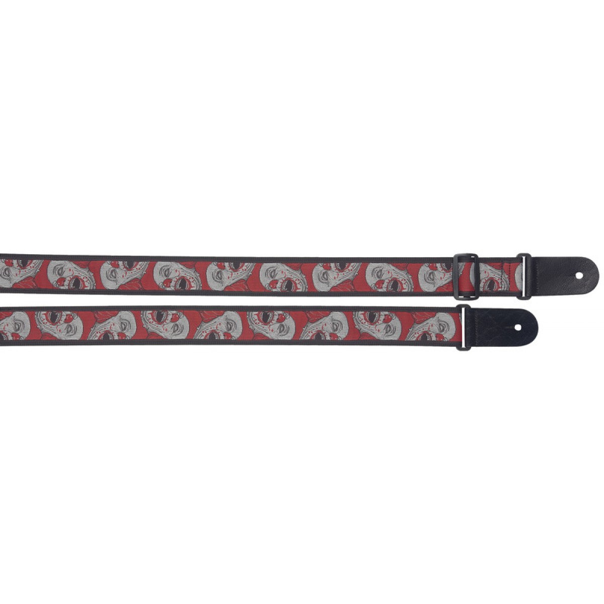 Ģitāras siksna Stagg SWO-SKCLOWN RED