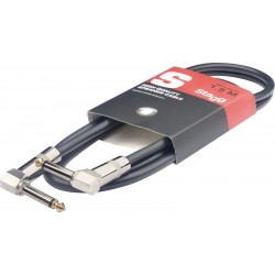Skandu speakon vads 1,5 m, jack 90°/ jack  90° (m/m, L-shaped), Stagg SSP1,5LL15