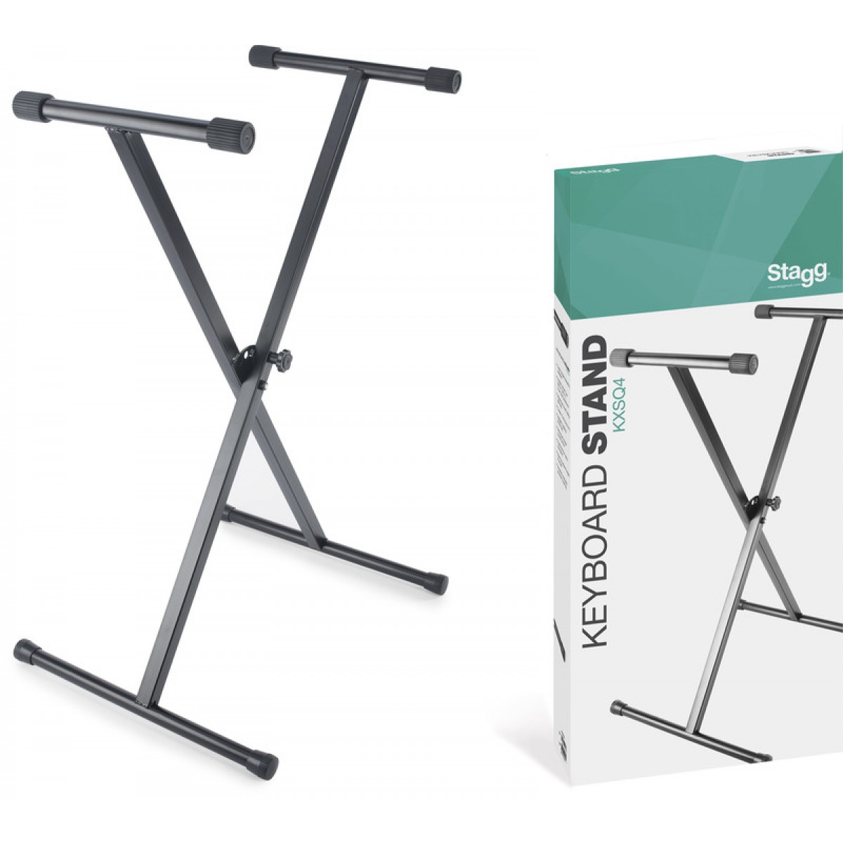 Sintezatora statīvs Stagg KXSQ4, 63-97 cm, 5 līmeņi