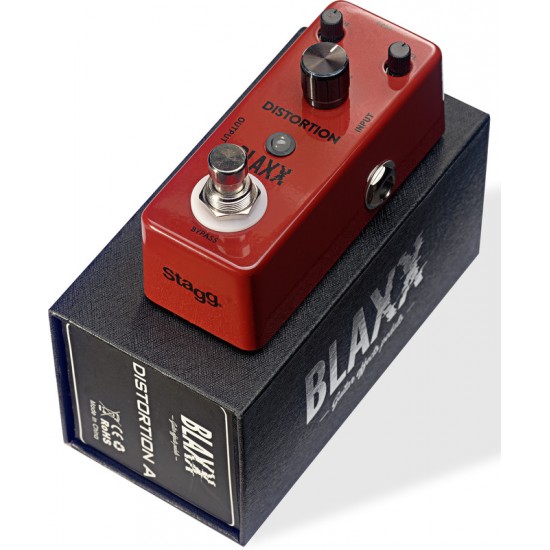 BLAXX Distortion pedal for electric guitar BX-DIST A
