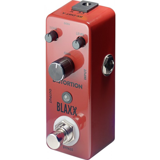 BLAXX Distortion pedal for electric guitar BX-DIST A