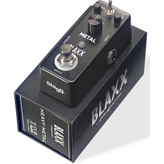 BLAXX 3-mode Metal pedal for electric guitar BX-METAL