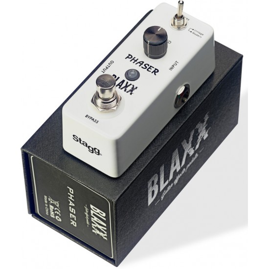 BLAXX 2-mode Phaser pedal for electric guitar BX-PHASER
