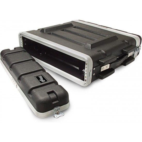 ABS case for 2-unit rack Stagg ABS-2U
